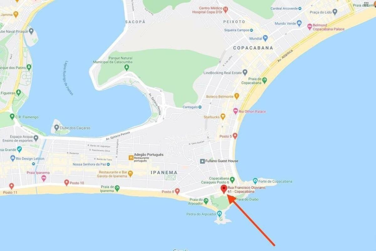 Flat Praia De Copacabana Ipanema - Pe Na Areia Rio de Janeiro Esterno foto